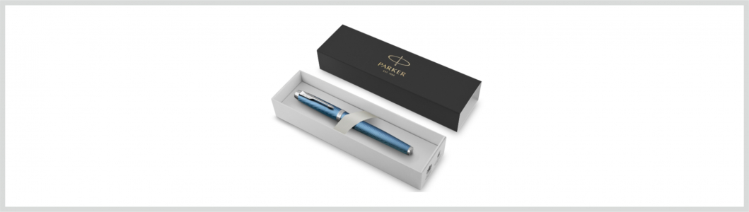 Parker Royal IM Premium Kékes-Szürke Cizellált Töltőtoll